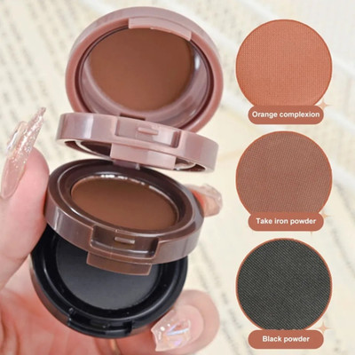 Rudvya 3 in 1 eyebrow mini kit powder Smudge Proof 4.5 g(Multicolor)