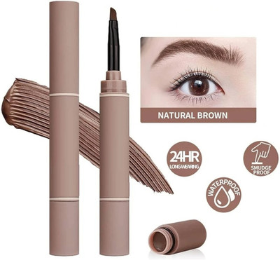 Emijun Eyebrow Cream Pen Delicate Smooth Long-lasting Natural Waterproof Sweatproof 1.8 g(BROWN)