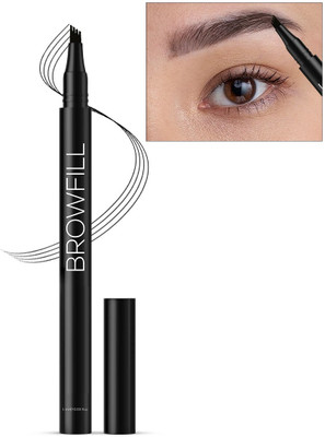 Neycare Waterproof Eyebrow Filler with a Micro-fork Tip Natural Finish 2.5 g(BLACK)