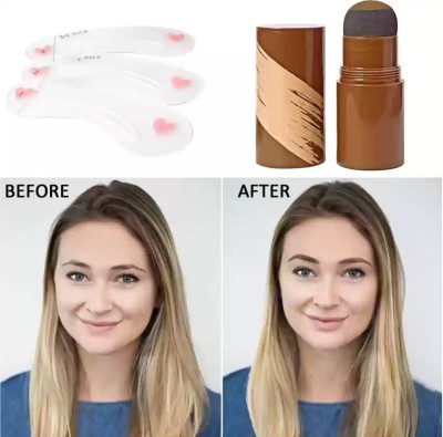 GFSU - GO FOR SOMETHING UNIQUE Hairline Shadow Powder Stick Quick Root Touch Up Waterproof 10 g(DARK BROWN)