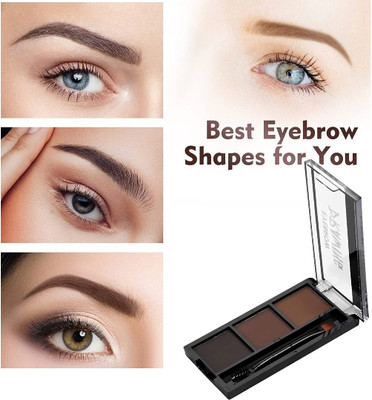 Herrlich Waterproof Eyebrow Filler with Brush, Ultimate Eyebrow Drawing Kit 7.2 g(MULTI COLOR)
