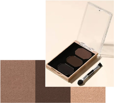 Maryville beauty full color shade 3 in 1 color shade eyebrow palette pack of 1 9 g(multi color)