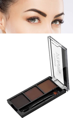 BLUEMERMAID 3 SHADES PERFECT EYEBROW KIT WITH BRUSH 7.2 g(MULTI COLOR)
