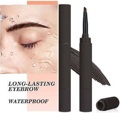 Latixmat Waterproof Eyebrow Cream Pen Delicate Smooth Long-lasting 1.8 g(Black)