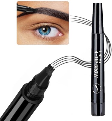 MYEONG 3D LiquiTINT 4 TIP BROW Liquid Eyebrow Pencil Waterproof 2.5 g(Ink Black)