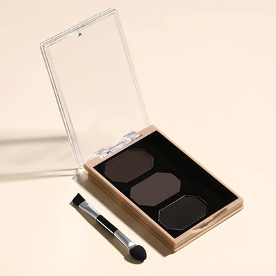 adbeni Instant Eyebrow Powder Cake Palette With Brush 9 g(Shade-03)
