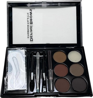 HUZURLU PRO touch professional brow kit with multi shades 16 g(MULTI)