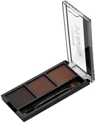 AEPRUY Palette Eyebrow Enhancer Waterproof And Long Lasting 7.2 g(BLACK, BROWN)