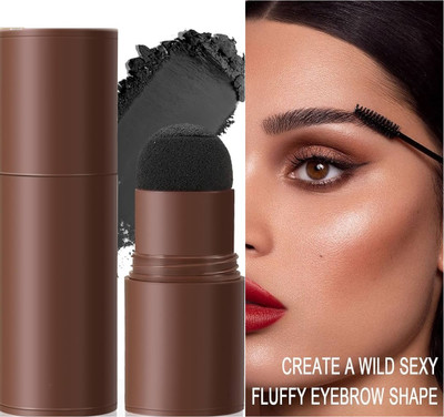 USBK Eyebrow Powder With Brush Eyebrow Stamp Shaping 1 g(BLACK)