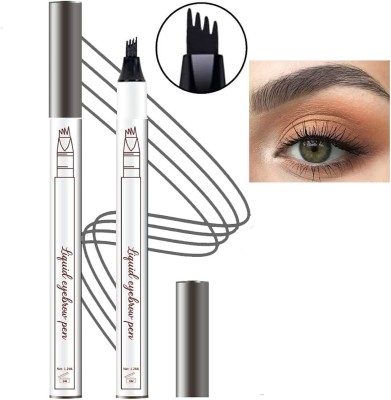 HUZURLU Long Lasting Fashion Eyebrow Pencil (Grey) 1 ml(gray)