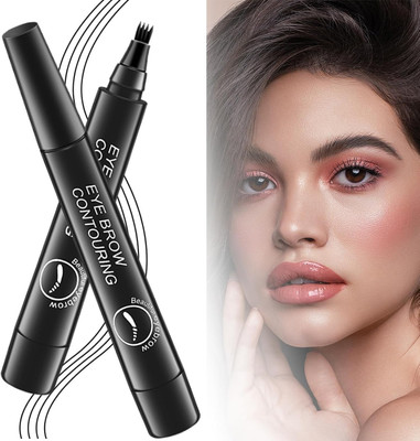 EVERERIN Eyebrow Filler Pen Enhancer waterproof long-lasting finish 5 g(black)