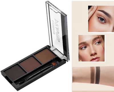 USBK eyebrow powder Waterproof and smudgeproof (Brown & Dark Brown) 7.2 g(MULTI-COLOR)