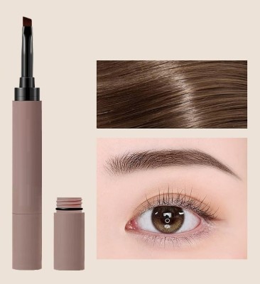 Latixmat Waterproof Eyebrow Cream Pen Delicate Smooth Long-lasting 1.8 g(Gray Brown)