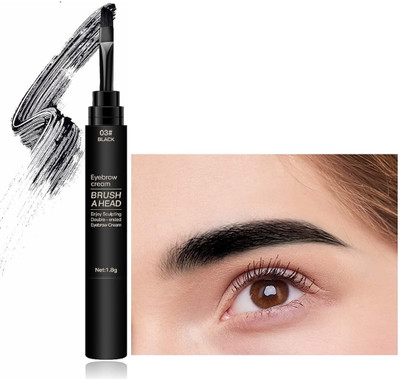 HUZURLU Eye Brow Artist Long-Lasting Automatic Eyebrow Pencil & Brush 1.8 g(black)