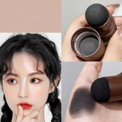 Libline Best Hair Liner + Eyebrow Stamper Kit with Stencil and Eyebrow Brush 1.1 g(BLACK)