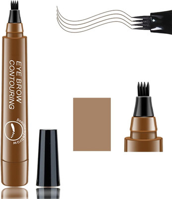 adbeni Eyebrow Pen, Water & Smudge-proof, Denser & Fuller Brows, One Swipe Application 2.5 g(Light Brown)