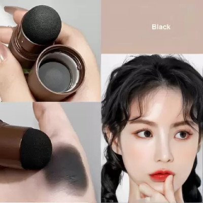 Emijun Hairline Shadow Powder Stick Quick Root Touch-Up , BLACK 10 g(BLACK)