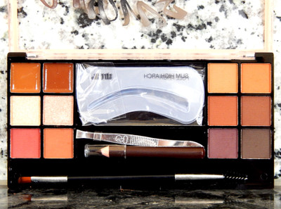 S.F.R. COLOR Eyebrow makeup kit with eyebrow stencil,eyeshadow,cream eyebrow,brown eyebrow 8 g(SHADE B)
