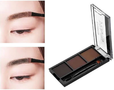 SEUNG Eyebrow Drawing Palette 3 Shades With 1 Brush 7.2 g(MULTICOIOR)