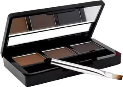 winry 3 in 1 Eyebrow Powder Cake with Angled Eyebrow Brush 20 g(MULTICOLOUR)