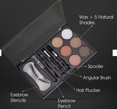 tanvi27 Define Brows 6-In-1 Waterproof Eyebrow Palette 1 g(MULTI COLOR)