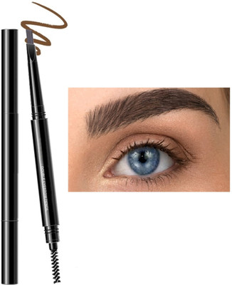 luzimaisa Professional Dual Shade Brown Shape Eyebrow Pencil With Brush 2 ml(brown)