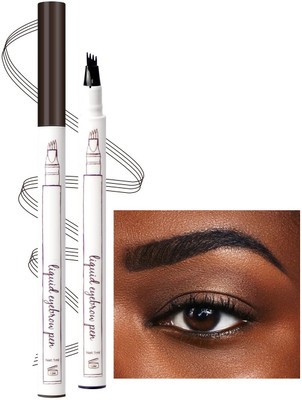EVERERIN Eyebrow microblading eyebrow tattoo pen Natural Long Lasting Waterproof Fork tip 1 g(BLACK)