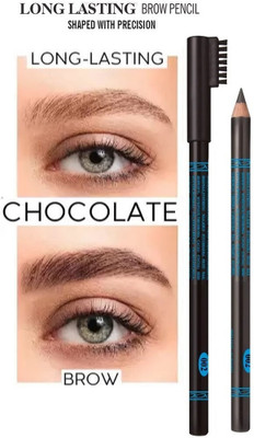 Amaryllis Perfect Finish Eyebrow Pencil With Brush | Smudge Proof Eyebrow Definer Penci(DARK BROWN)