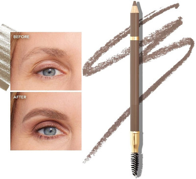 Amaryllis Perfect Smudge Proof, Waterproof And Pigmented Eyebrow Pencil(Brown)