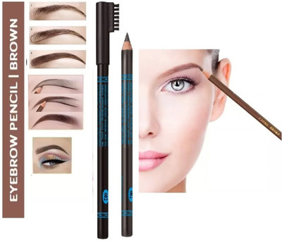FELICECHIARA WaterProof Long And Lasting Makeup Eye brow pencil(DARK BROWN)
