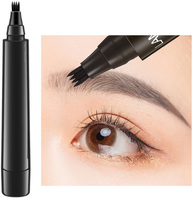 CATERINACHIARA 3 Micro-Fork Eyebrow Pen Applicator Creates Flawless Natural Looking Brows(black)