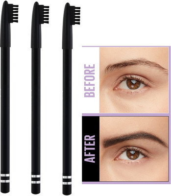 EVERERIN WATERPROOF EYEBROW PENCIL WITH EYEBROW BRUSH(Black)