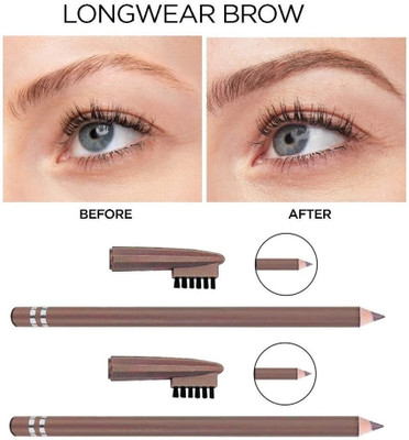 Luster Shine EYEBROW PENCIL BROWN COLOR WATERPROOF FORMULA(BROWN)