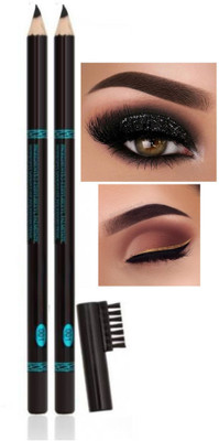 THTC Natural Looking Black Brows Eyebrow Pencil(BLACK)