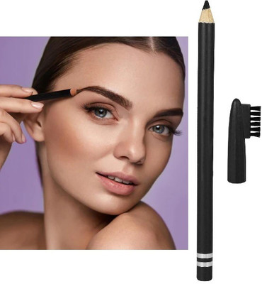 BLUEMERMAID NEW MATTE FINISH BLACK EYEBROW PENCIL FOR SHARP EYEBROW PENCIL(BLACK)
