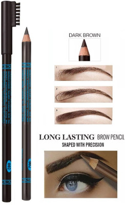 FELICECHIARA Ultra Smooth Long Lasting Automatic Eyebrow Pencil & Brush(BROWN)
