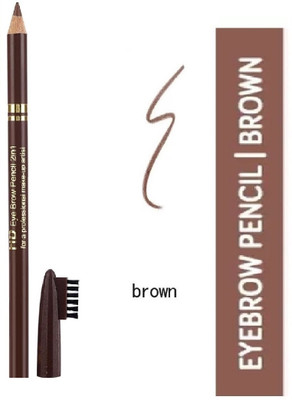 JANOST Perfect Finish Eyebrow Pencil With Brush | Smudge Proof Eyebrow Definer(BROWN)