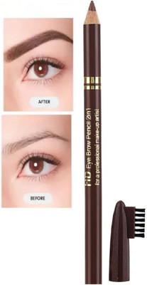 JANOST Eyebrow Pencil With Brush | Smudge Proof Eyebrow Definer(BROWN)