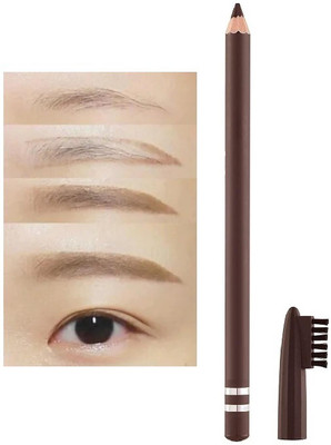 BLUEMERMAID WATERPROOF EYEBROW PENCIL WITH BRUSH HIGH PIGMENT FORMULA(BROWN)