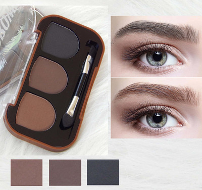 GFSU - GO FOR SOMETHING UNIQUE Perfect brows 3 colors eyebrow powder combo palette 9 g(multicolor)