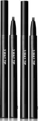 ADJD Eye Liner Makeup Comestic Quick Dry Waterproof COMBO(BLACK)