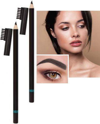 Latixmat Eye Brow Pencil Jet Black Eyebrow(BLACK)