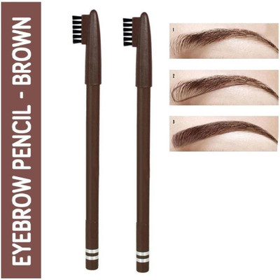 GFSU - GO FOR SOMETHING UNIQUE Best Long & Lasting Water Proof Bold Eye Brow Pencil Brown(brown)