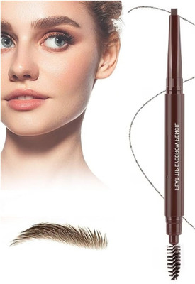 Herrlich Dual-Ended Precision Eyebrow Pencil Waterproof(BROWN)