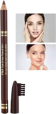 JANOST Best Eyebrow Eye Liner Pencil Set,Easy to Color Waterproof Eye Brow Pencil(Brown)