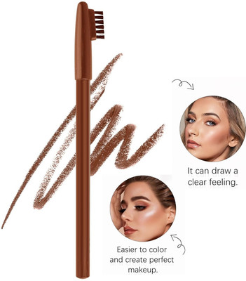 Wonholli NATURALLY STYLING PERFECT SHAPE BROWN EYEBROW PENCIL(Brown)