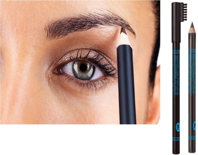 Amaryllis Professional Eyebrow Pencil Dark Brown And Brush(BROWN)