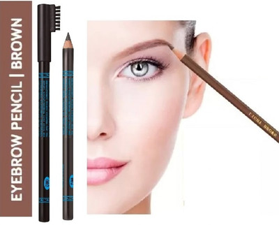 Amaryllis New Eyebrow Pencil With Brush | Smudge Proof Eyebrow Definer Penci(DARK BROWN)