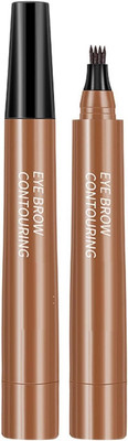AFARAXIA New TINT MY 4-TIP BROW Liquid Eyebrow Pencil Waterproof--1(Brown)