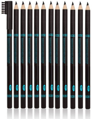 Libline Waterproof Long Lasting Perfect Eyebrow Pencil With Comb Eye Brow(BLACK)